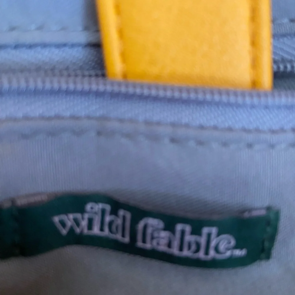 Wild Fable Florida State University Handcrafted Yellow Tote with Patches